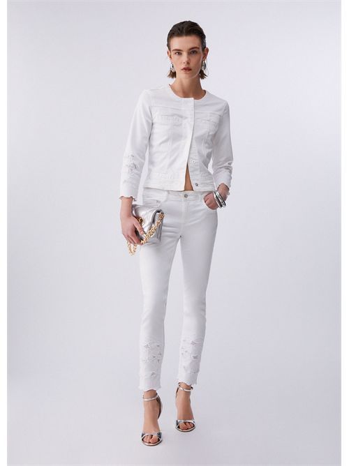 Pants woman white LIU JO | WA6260T367A/P9255